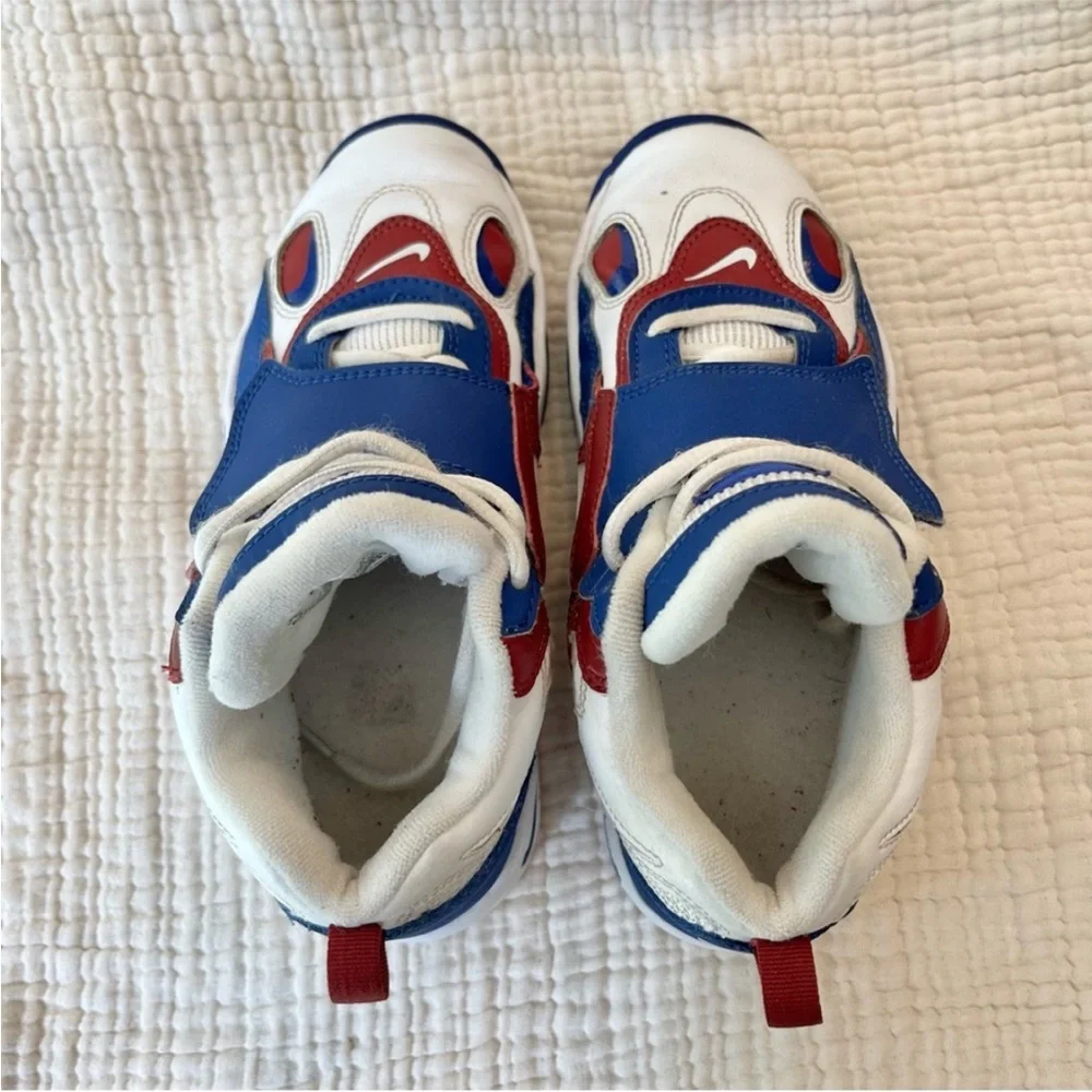 Nike Kids Youth Red White Blue Air Max Speed Turf Sneakers